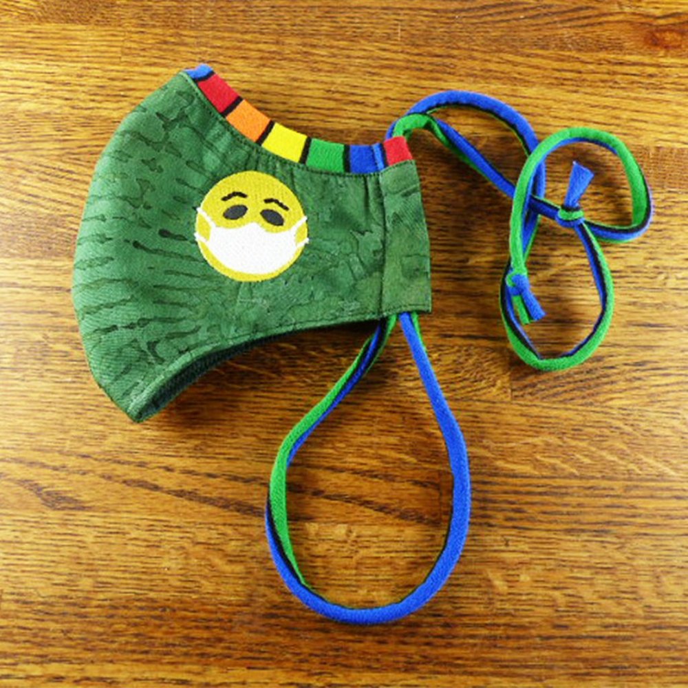 Custom Embroidered Face Mask w/ stretchy band
